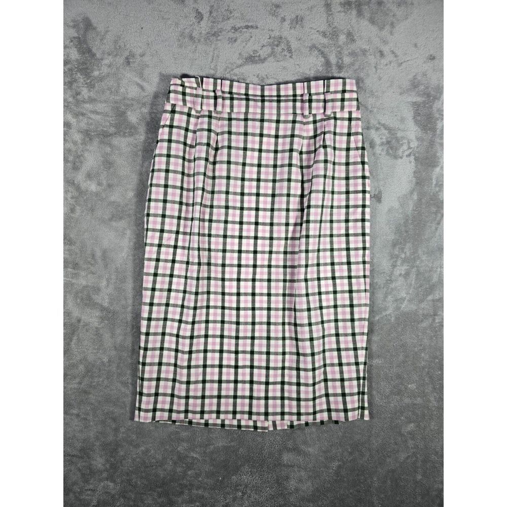 Ann Taylor Petite Skirt Womens 6P Plaid Belt Loops‎ Church School Size 6